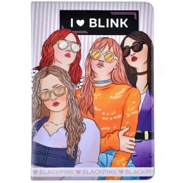 Обложка для паспорта I love BLINK